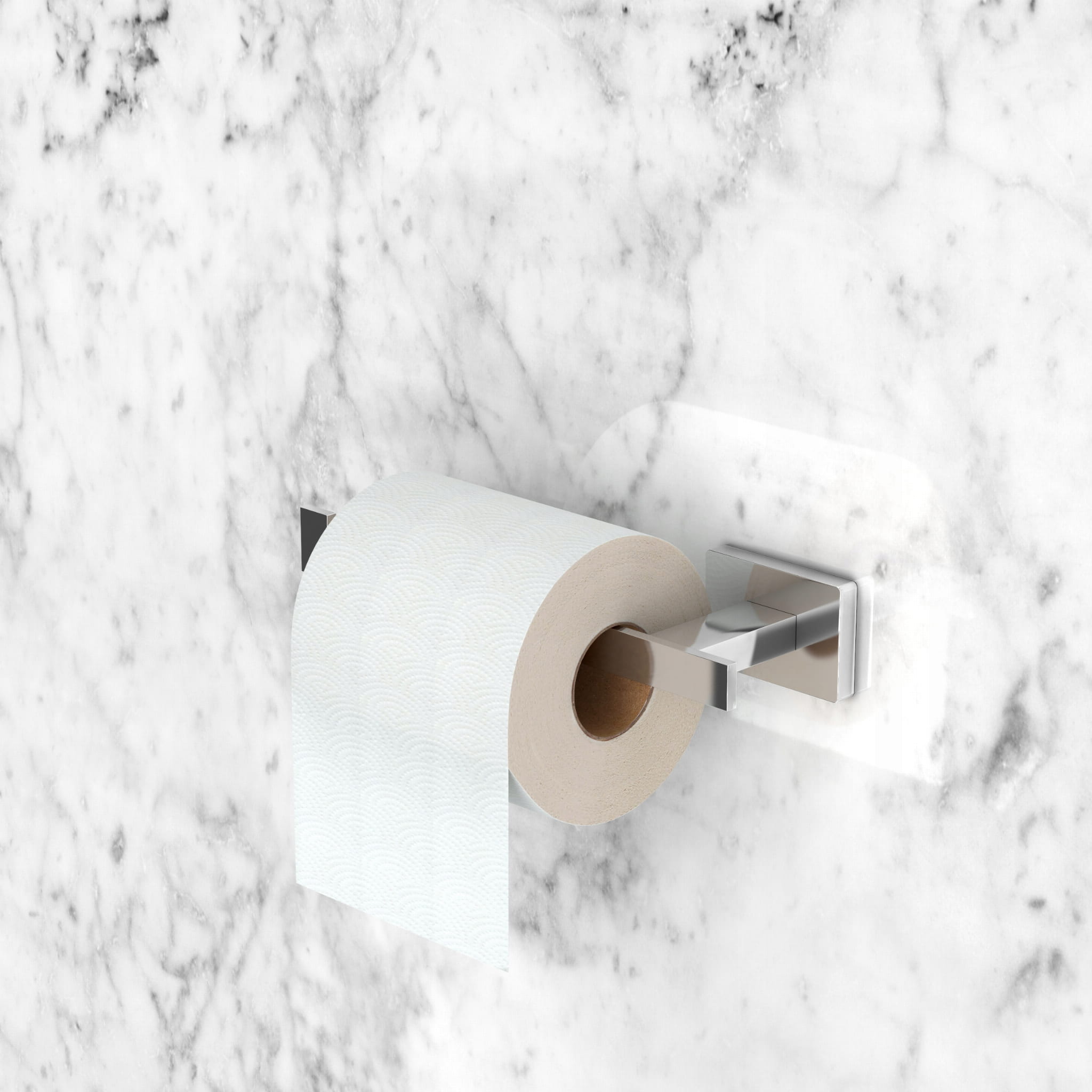 Uchwyt na papier kwadratowy chrom