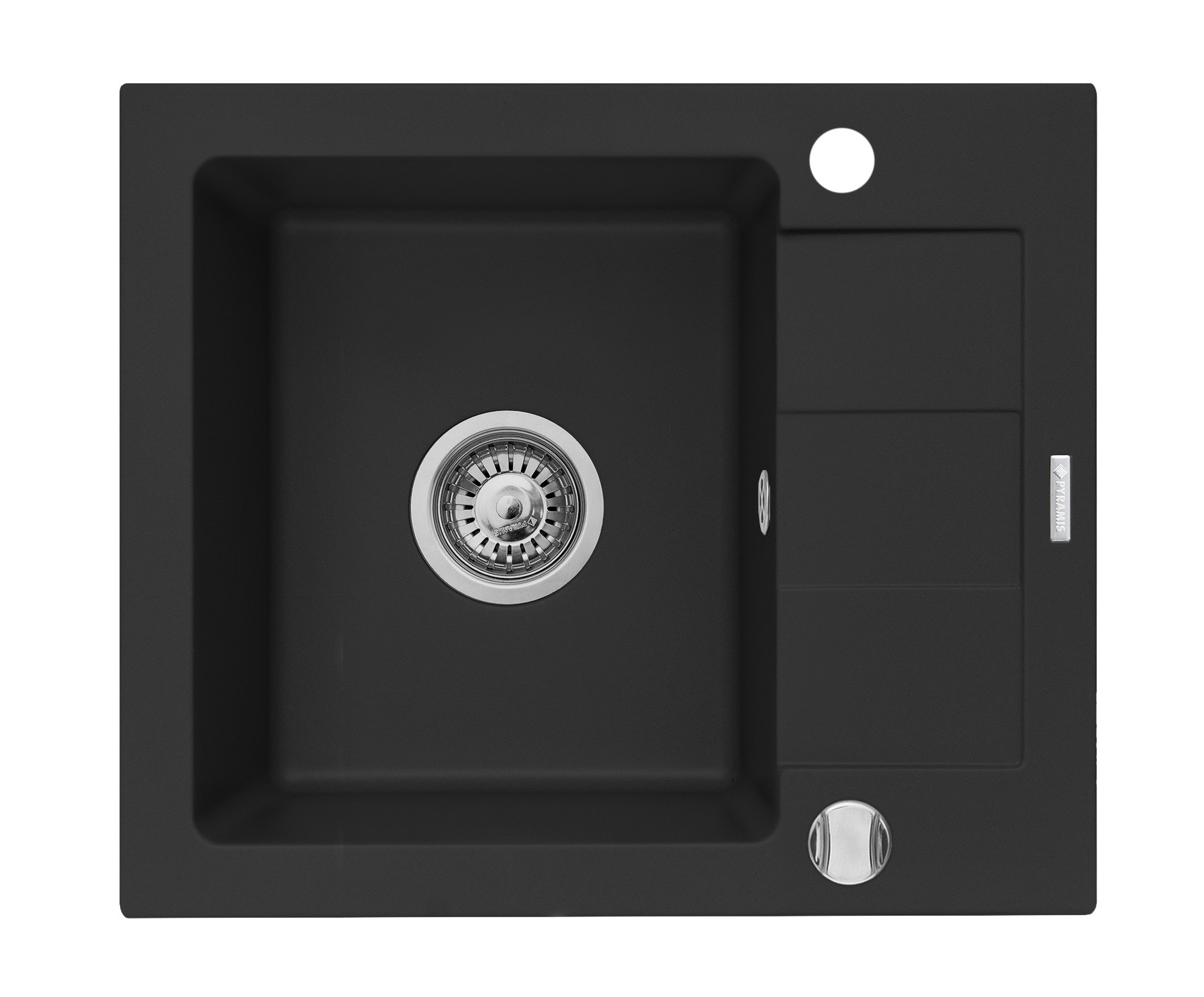 Pyramis zlew granitowy Sparta MINI 56x44
