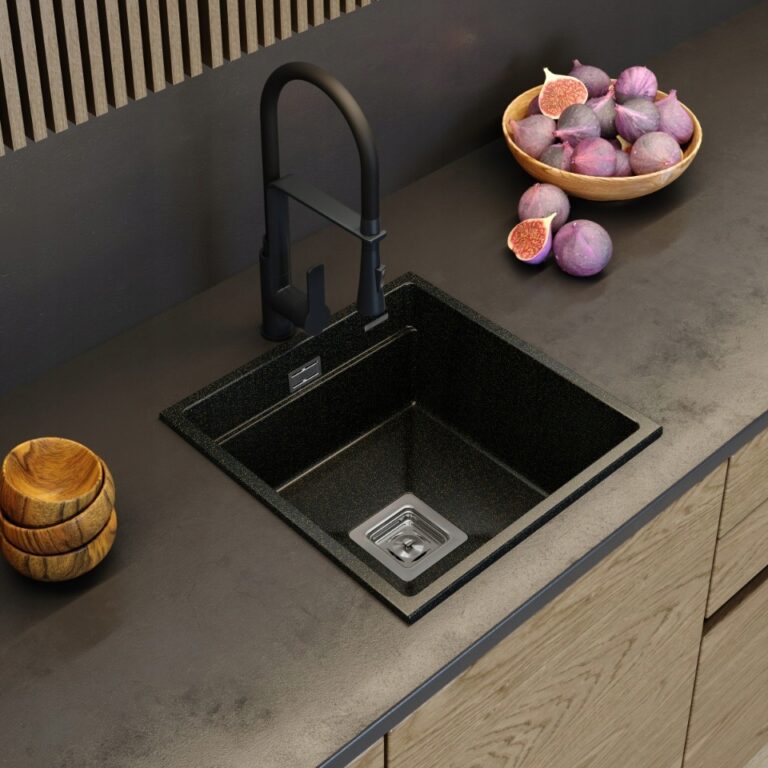 ZLEW-PODWIESZANY-GRANIT-ZLOTY-SYFON-KWADRAT-EPIR44-Kod-producenta-EPIR-44-golden-SYFON-CHROM