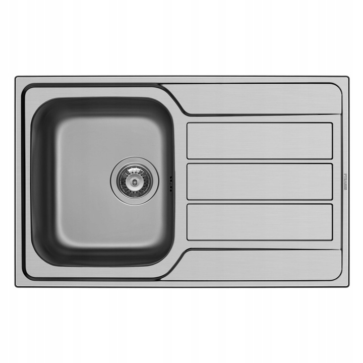 Zlewozmywak-jednokomorowy-PYRAMIS-ATHENA-79×50-1B-1D-stal-Inox