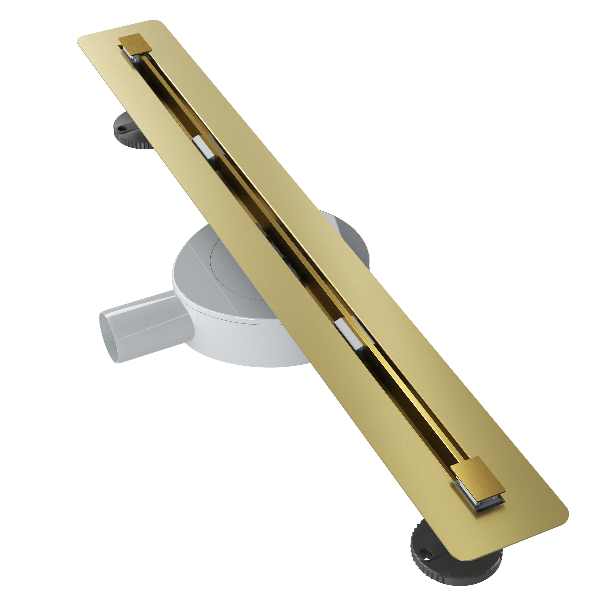ODPŁYW LINIOWY POD PŁYTKĘ 60 cm STAL SYFON PRYSZNIC BRODZIK LUNO ZŁOTY